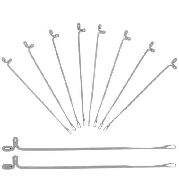 UPOUART Beading Needle Tool 10Pcs Stainless Steel Beading Needle for Beginners