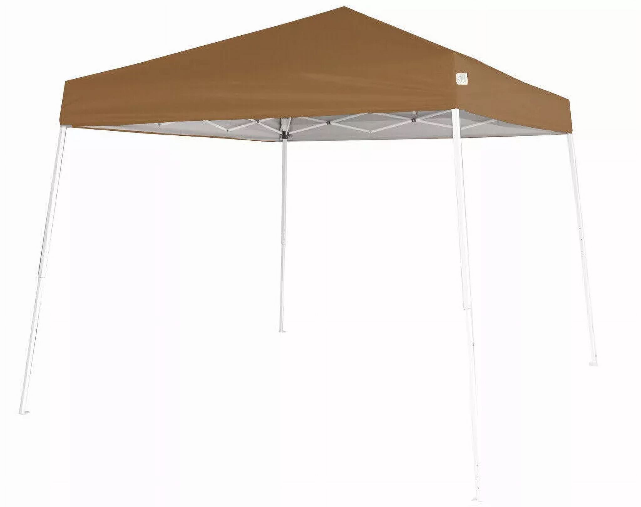 Impact Canopy Q-Shade Portable 10x10 Pop Up Tent High Performance Lightweight Outdoor Canopy Kit, Khaki