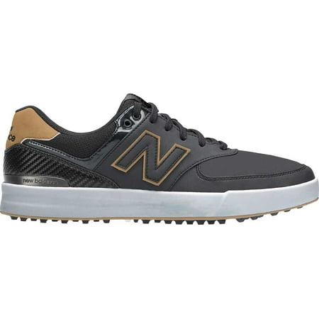 Men's New Balance 574 Greens NBG574G Waterproof Golf Shoe Black Performance Mesh/Microfiber Leather 8 D