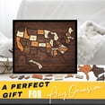 thumbnail image 6 of Wooden USA Travel Map Puzzle – Interactive Wall Decor for Couples and Families – Perfect for Home Entertainment – Helps Learn US Geography, 6 of 7