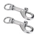 thumbnail image 5 of 2 Uds Clips a Presión de un Extremo 1/2 Pulgadas de Ancho de Anillo Clips de Buceo Pernos de Acero Inoxidable Gancho para Llavero Y Correa de Perro ANGGREK Otros, 5 of 8