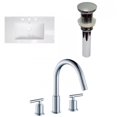 thumbnail image 1 of American Imaginations 36.75-in. W 3H8-in. Ceramic Top Set In White Color - Overflow Drain Incl. AI-29959, 1 of 8