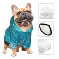 thumbnail image 3 of Fotbe Christmas Snow Sudadera con Estampado para Perros Pequeños – Suéter con Capucha para Mascotas, Tela Suave de Forro Polar con Bolsillo-X-Large, 3 of 7