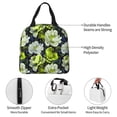 thumbnail image 5 of Lsque Teal floral elegance Pattern Lunch Bag Women/Men Insulated Lunch Box,Small Leakproof Cooler Food Lunch Containers Reusable High Capacity Lunch Tote Bags, 5 of 6
