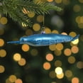 thumbnail image 2 of 7.5" Blue Glass Pipefish Christmas Ornament, 2 of 5