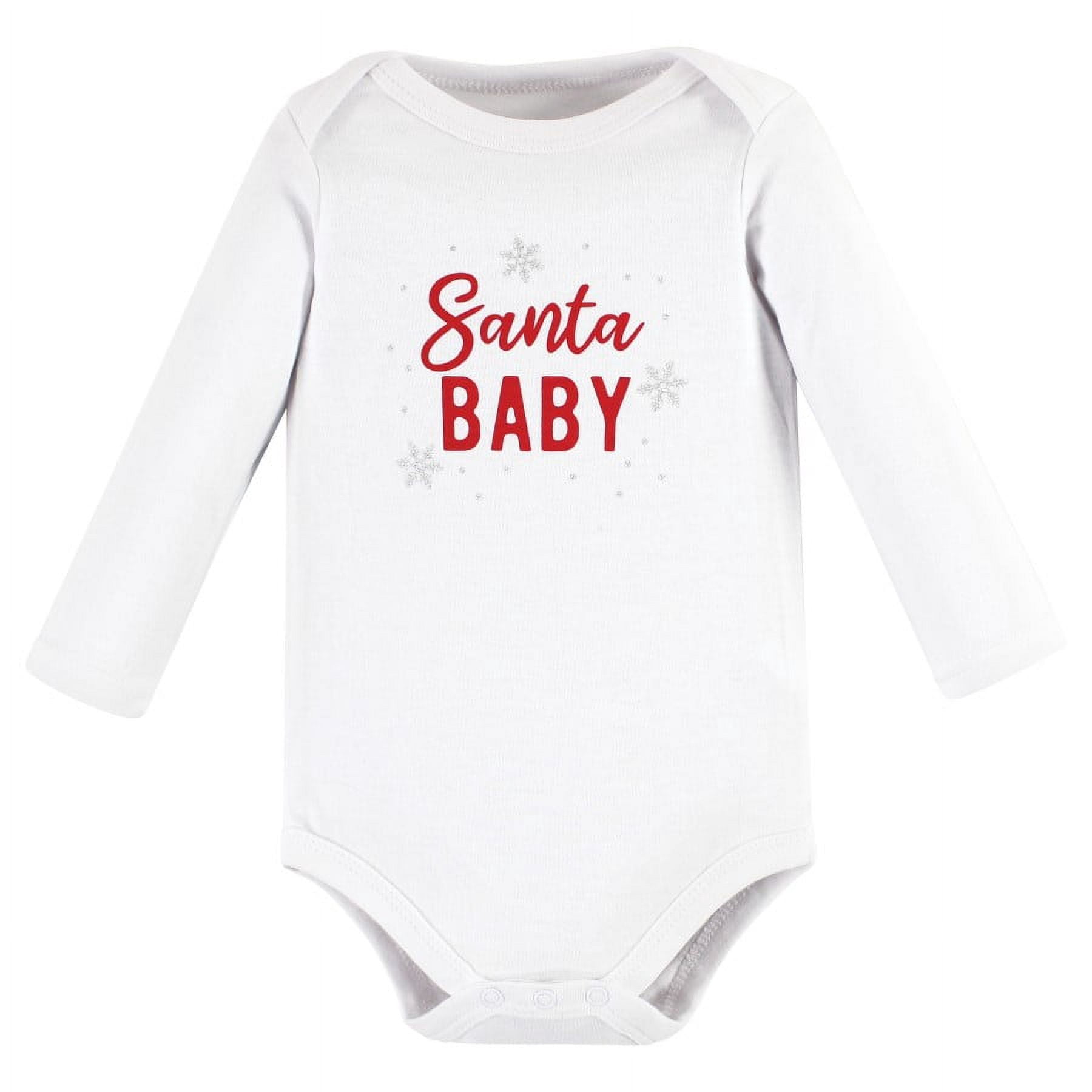 Hudson Baby Cotton Long-Sleeve Bodysuits, 3-Pack, Newborn- 24 Months