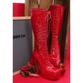 thumbnail image 2 of Snowflakes High Platform Calf Boots, 2 of 9