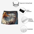 thumbnail image 4 of Fotbe Surreal Bald Eagle Gentleman Men’s Total Support Pouch Boxer Briefs, X-Temp Cooling, Moisture-Wicking Underwear, Regular, Long-leg and Trunk-, 4 of 6