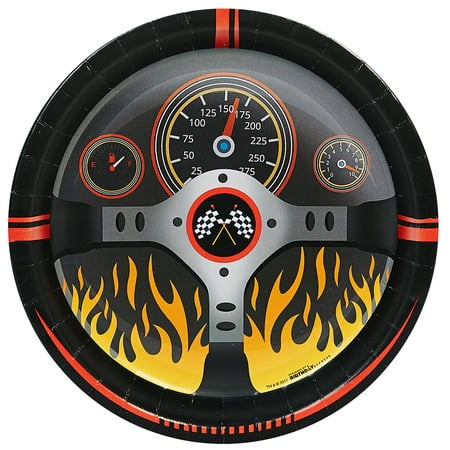 Racecar Racing Party 9  Dinner Plates  24ct  Great for Birthday Parties