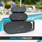 Altec Lansing Hydra Jolt 2.0 Everything Proof Wireless Magnetic Portable Bluetooth Speaker, Periwinkle Blue White, IMW1202-PERIWT