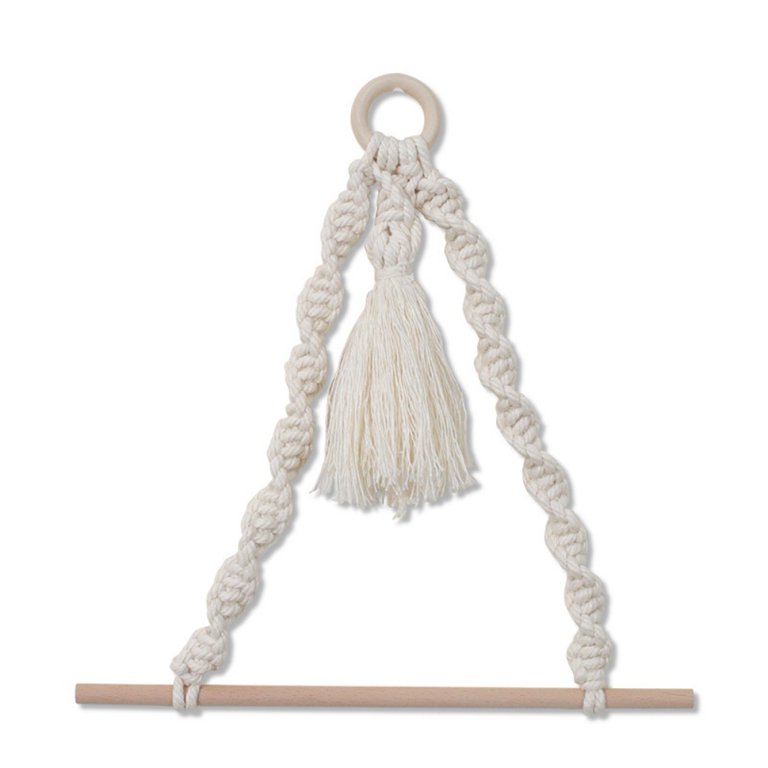 Macrame Paper Towel Holder / 11 Colors / Kitchen Towel Hanging