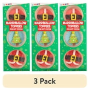 (3 pack) Galerie Christmas 3 Count Marshmallow Topper Gift Set, Dairy-Free, 1.59 oz