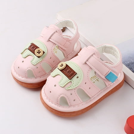

Soft-Soled Baotou Sandals With Whistle Calling Shoes Baby Shoes
