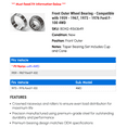 thumbnail image 2 of Front Outer Wheel Bearing - Compatible with 1959 - 1967, 1973 - 1976 Ford F-100 4WD 1960 1961 1962 1963 1964 1965 1966 1974 1975, 2 of 2