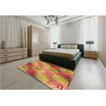 thumbnail image 4 of Ahgly Company Indoor Rectangle Patterned Bee Yellow Area Rugs, 2' x 4', 4 of 6