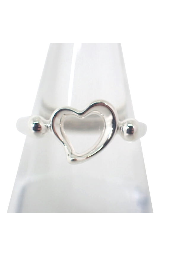 Pre-Owned TIFFANY & Co. 925 Heart Ring, Size 10