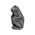 thumbnail image 2 of Thinking Frog Garden Statue, 2 of 5