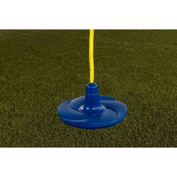 Creative Cedar Designs  Disc Swing with Rope Blue