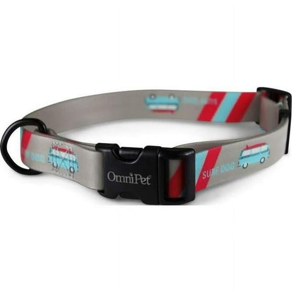 0.75 x 14 x 20 in. Attitudz Surf Dog Biothane Dog Collar