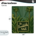 thumbnail image 4 of Stupell Industries Coastal Retro Beverly Hills Hotel Canvas Art, 30 x 40, by Amelia Noyes, 4 of 8