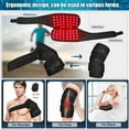 thumbnail image 6 of 660nm&850nm LED Infrared Light  Pad for Knee Elbow Shoulder, Wearable Wrap Belt with 6 Modes & Pulse & Timer, 6 of 6