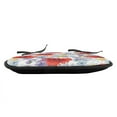 thumbnail image 3 of Flower Chair Seating Cushion Set of 4, Purple Flowers Poppy and Daisy Summer Nature Wildflowers Graphic, Seat Pads for Office with Anti-slip Backing, 16"x16", Lavender Scarlet, by Ambesonne, 3 of 7