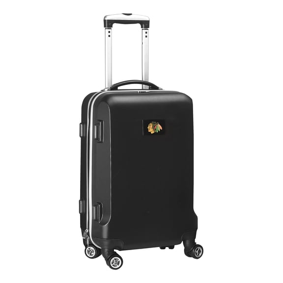 Black Chicago Blackhawks 20" 8-Wheel Hardcase Spinner Carry-On