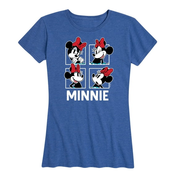 Mickey & Friends - Minnie Grid - Women's Short Sleeve Graphic T-Shirt