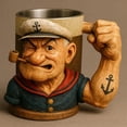 thumbnail image 2 of 3D Power Mug: Unleash Your Inner Strength with Courage!, 2 of 5