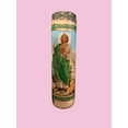 thumbnail image 6 of Saint Jude Devotional Candle - Vela para rezar San Judas Tadeo - Pack of 2 Candles 8" - paquete 2 velas de 8", 6 of 7