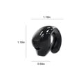 thumbnail image 3 of Wireless Earbuds, Zzbeans 5th Gen Bluetooth 5.3 Clip On Earphones, Active Noise Cancelling Sports Headphones with 30H Playtime, Black, 3 of 6
