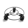thumbnail image 1 of Planter Holder Flower Pot Rack with Wheels Sturdy Construction Strong Load-bearing Round Flower Pot Stand with Rolling Casters, 1 of 8