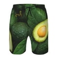 thumbnail image 3 of Balery Fresh Avocados Traje de Baño Estilo Hawaiano para Hombre, Shorts de Secado Rápido con Bolsillos-Large, 3 of 6