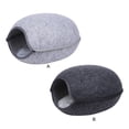 thumbnail image 4 of Guardoinrt Stylish And Comfortable Felt Cat Bed For Happy And Contented Cat Easy To Clean Felt Cat Bed Cave dark grey 1Set, 4 of 6