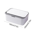 thumbnail image 5 of Baby Wipes Storage Box Dustproof Mask Storage Organizer with Lid Seal Rectangle for Home Bathroom, 5 of 8