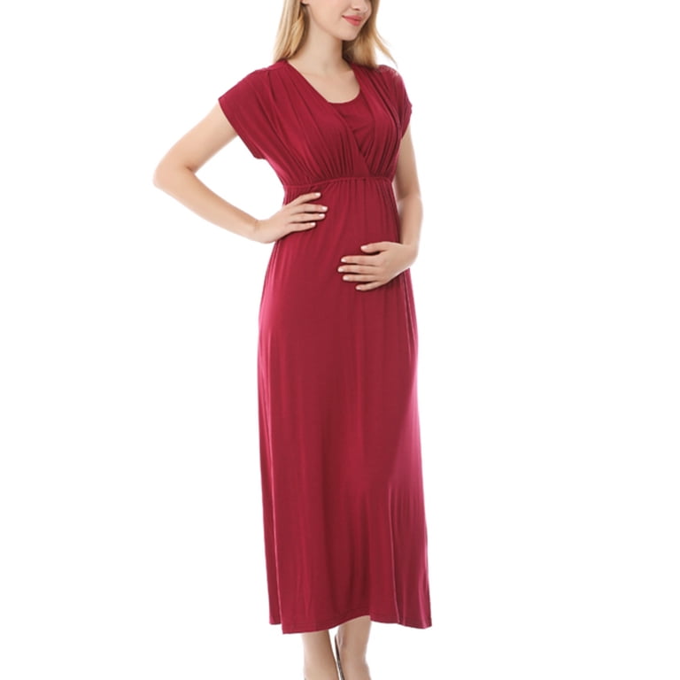 dress blue satin Elaine Chiffon Beaded Maxi Dress / Sky Blue | MESHKI main image 1