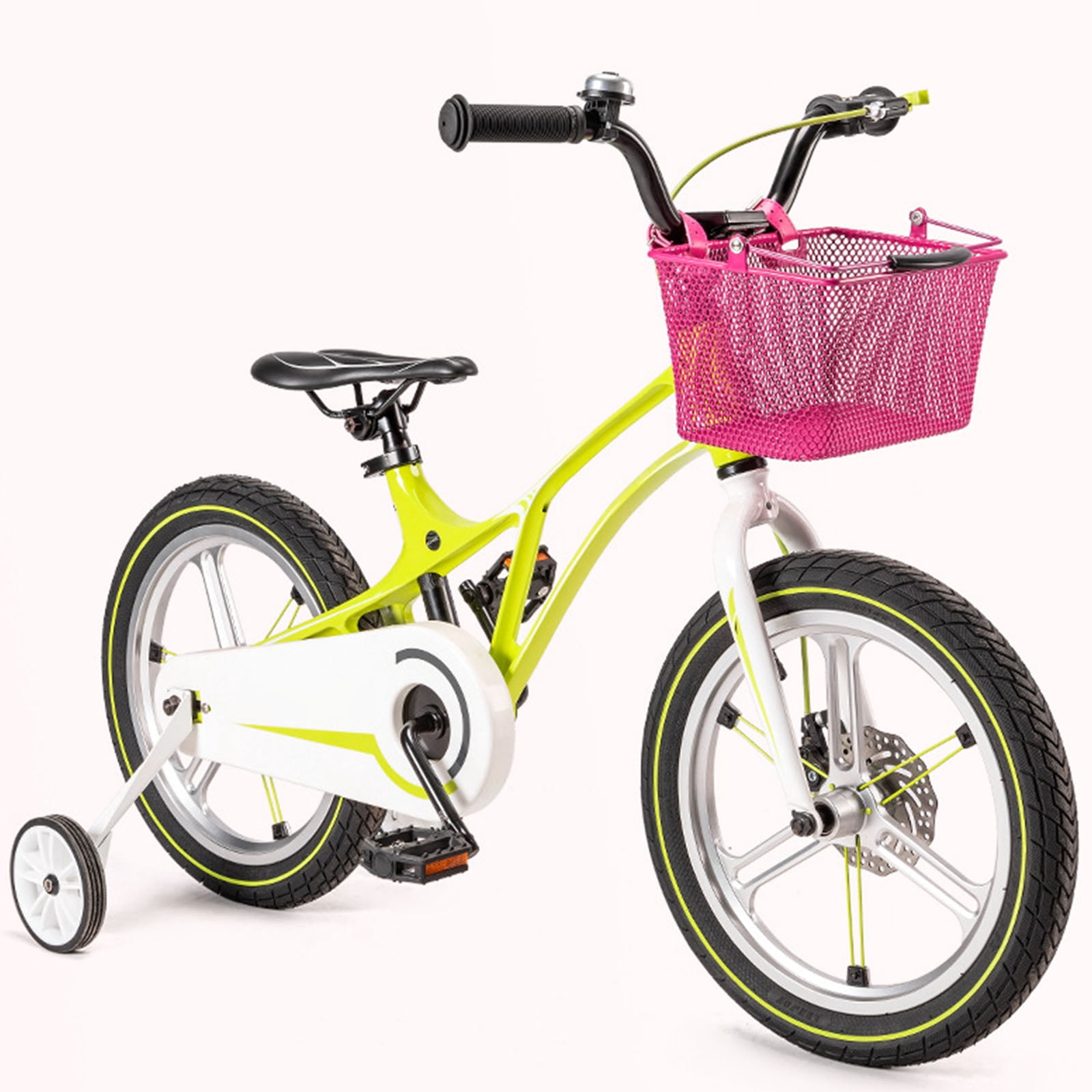 Durability Irons Child Bike Basket Convenient Storage Bike Front Basket Family Outings Accessory