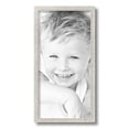 thumbnail image 2 of ArtToFrames 9x18" Bright Silver Picture Frame, Silver Wood Poster Frame, with Regular Glass and 2 (FBPL-4752), 2 of 7