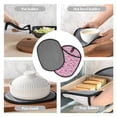 thumbnail image 7 of Pofeuu Cute Watermelon Flamingo Print Silicone Pot Mat Mitten With Hanging Loop Heat Resistant Oven Mitts Non-Slip Bbq Baking Smoking Potholders, 7 of 7