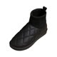 thumbnail image 3 of Botas de Nieve de Invierno para Niñas, Botas Cálidas Antideslizantes, Botines Cómodos a La Moda, Botas Cortas para El Trabajo de Senderismo Al Aire Li negro 35 Yinane botas de nieve, 3 of 8