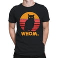 thumbnail image 2 of Retro Owl Silhouette Men's T-shirt, 2 of 3