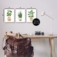 thumbnail image 3 of Stupell Minimal Potted Plants Botanicals Botanical & Floral Painting White Framed Art Print Wall Art, Set of 3, 3 of 8