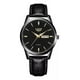 thumbnail image 1 of Reloj De Cuarzo Lige LG8970 de Hombre Pulsera De Cuero Correa Negro Bisel Negro Fondo Negro, 1 of 8