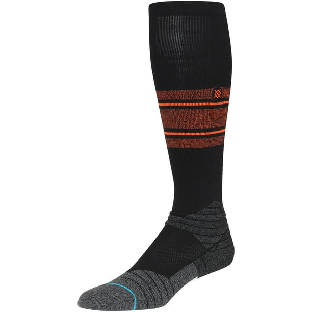 Men's Stance Black/Orange Diamond Pro Stripe OTC Socks