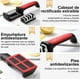 thumbnail image 5 of Afilador De Cuchillos Y Tijeras Cocina 4 En 1 Kimhi Acero Inoxidable Base Antideslizante Y Diseño Ergonómico Manual Color Negro, 5 of 7