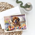 thumbnail image 2 of Carolines Treasures DAC6911GCA7P 5 x 7 in. Decorating Easter Tibetan Mastiff Greeting Cards - Pack of 8, 2 of 3