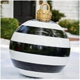 thumbnail image 5 of Bolas navideñas inflables gigantes de 60 cm - Decoración exterior - Grandes bolas navideñas para bodas, festivales, decoración del hogar, patio, césped, jardín, decoración exterior (I), 5 of 5