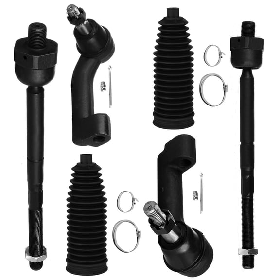 ECCPP 6PCS Front Suspension Kit for 2009-2017 for Ford F-150 2007-2016 for Ford Expedition Outer Tie Rod End Inner Tie Rod End