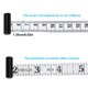 thumbnail image 2 of Advancent Regla de medición de cinta de medición de fitness corporal de tela autoajustable para niños, herramientas de confección de 60 pulgadas y 150 Tela de costura y artesanía Negro Advancent HA009090-02, 2 of 6
