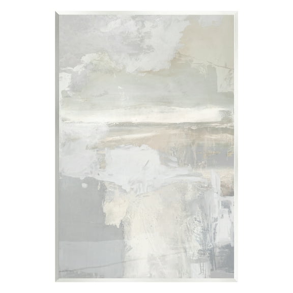 Stupell Industries Muted Abstract Painting Abstract Painting Unframed Art Print Wall Art, 10 x 15